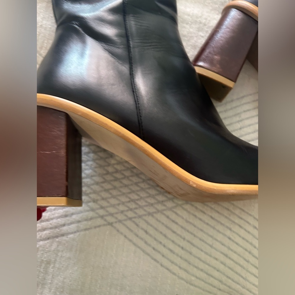 ALOHAS West Vintage Black Leather Ankle Boots in 39 - Picture 9 of 17